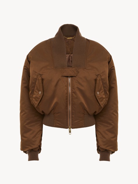 Bomber jacket in nylon