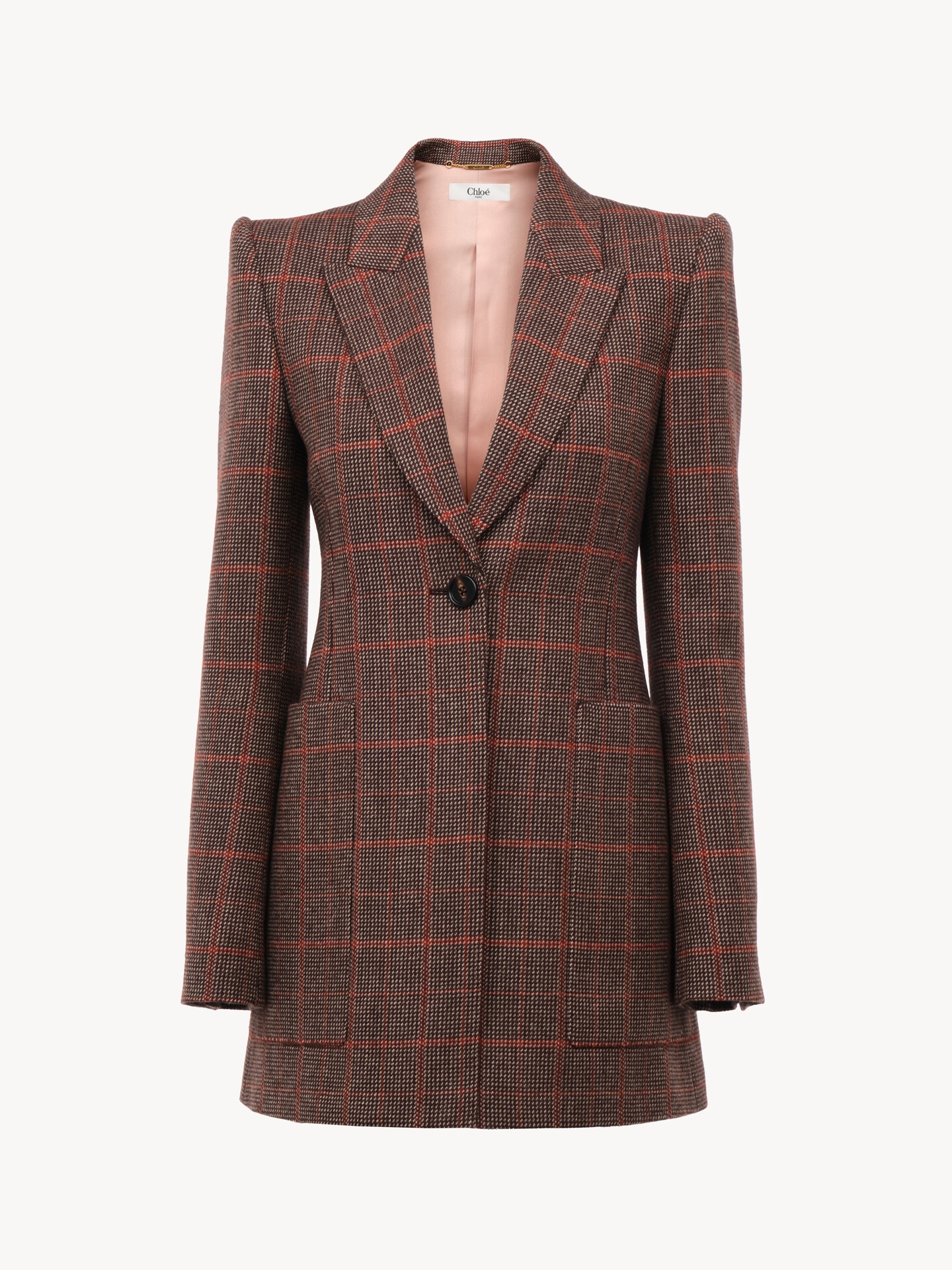 Tailored jacket in check wool - 2