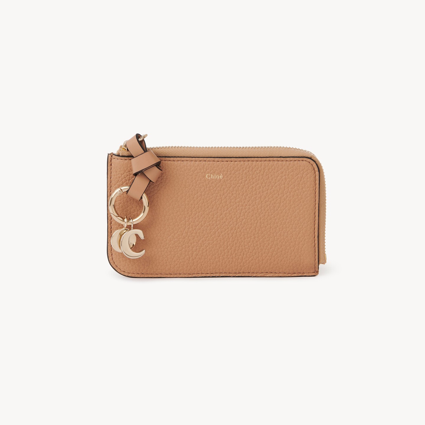 Alphabet wallet in grained leather - 6