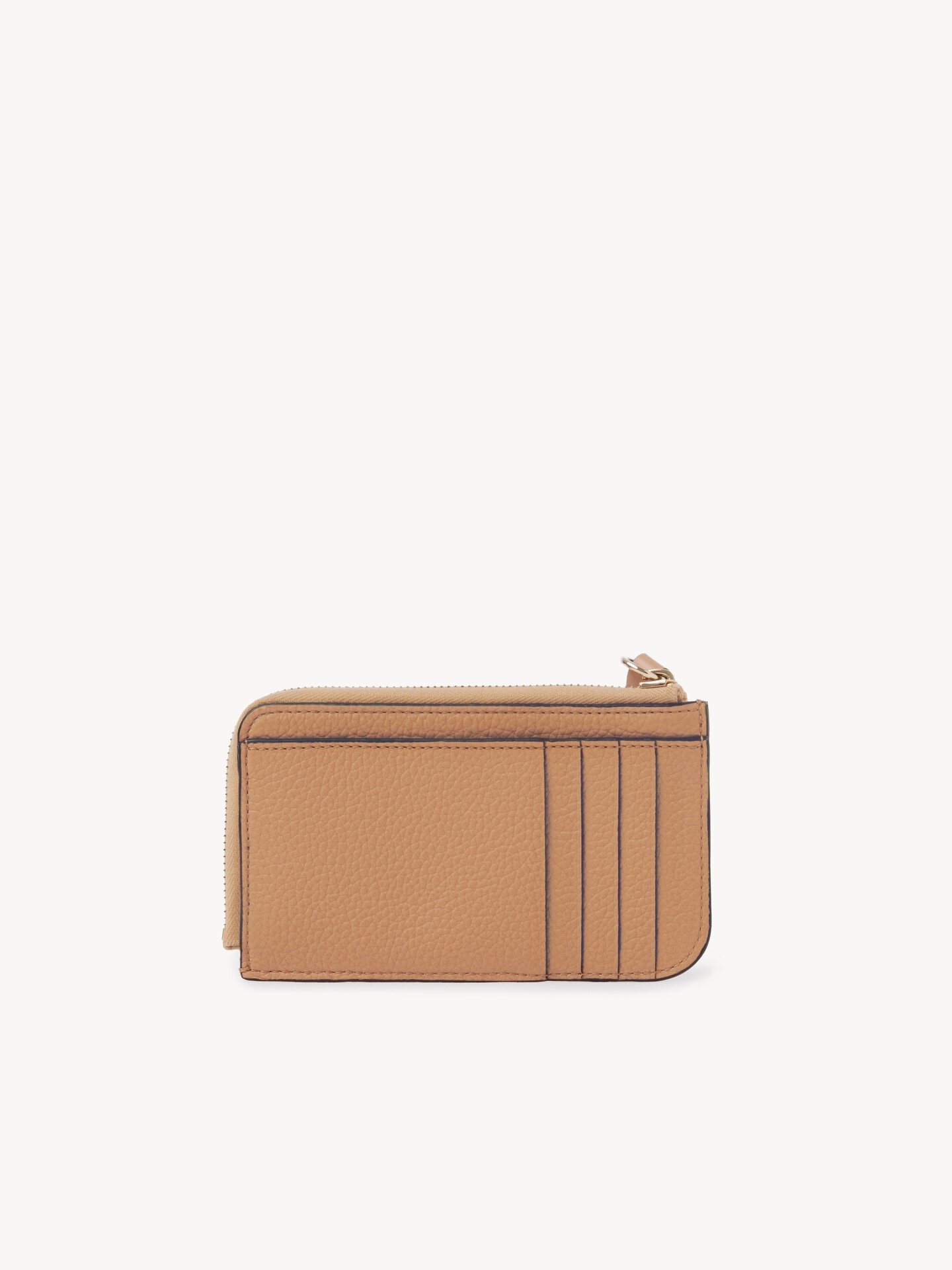 Alphabet wallet in grained leather - 5