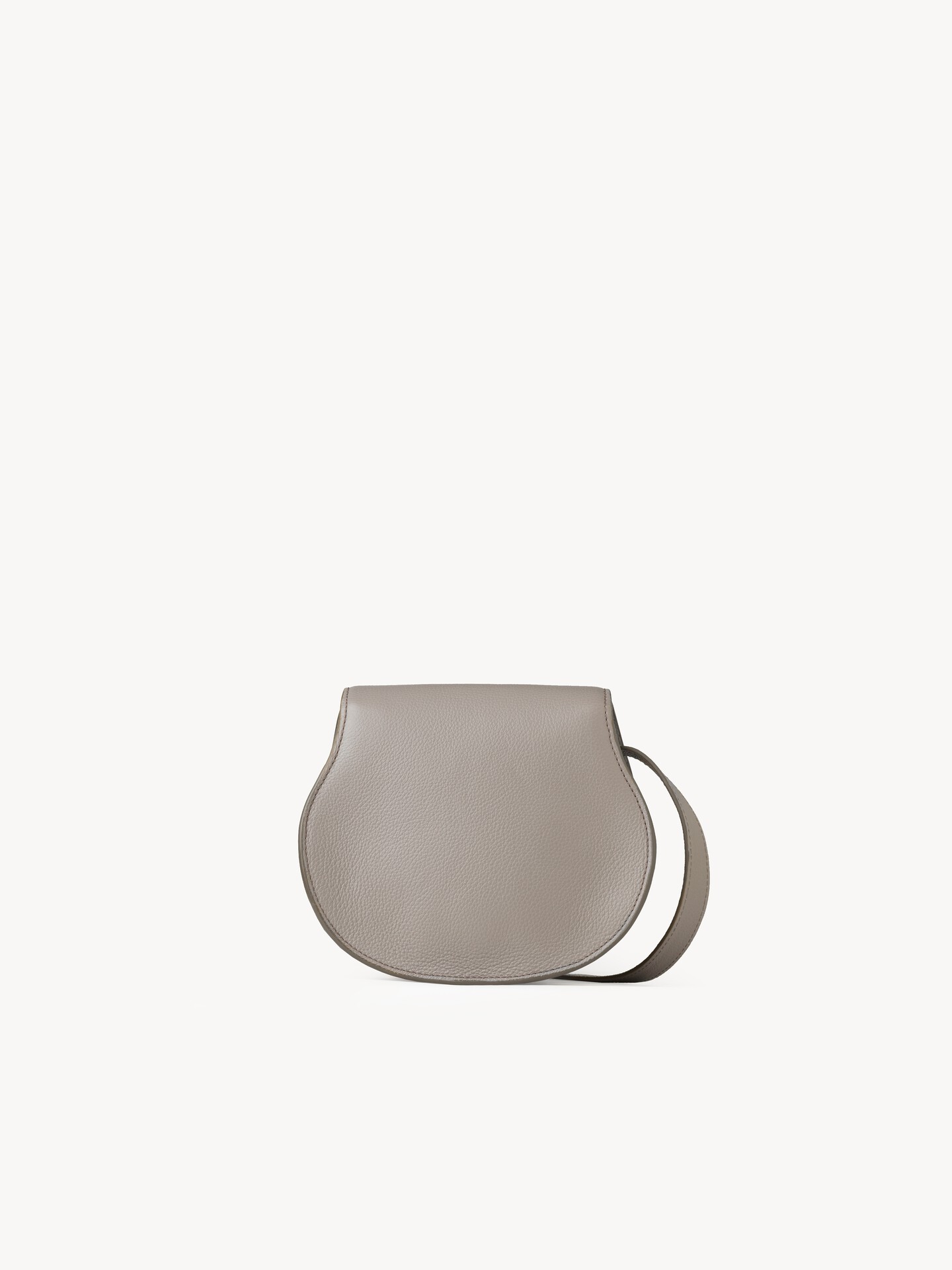Small Marcie saddle bag in grained leather - 9