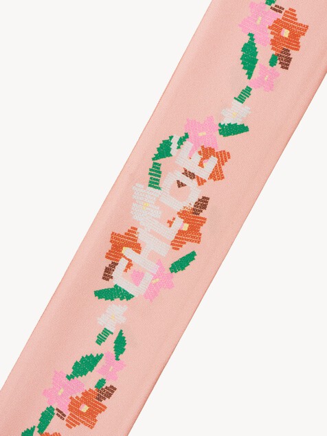 The Chlo&eacute; Parrot bandeau scarf in silk twill