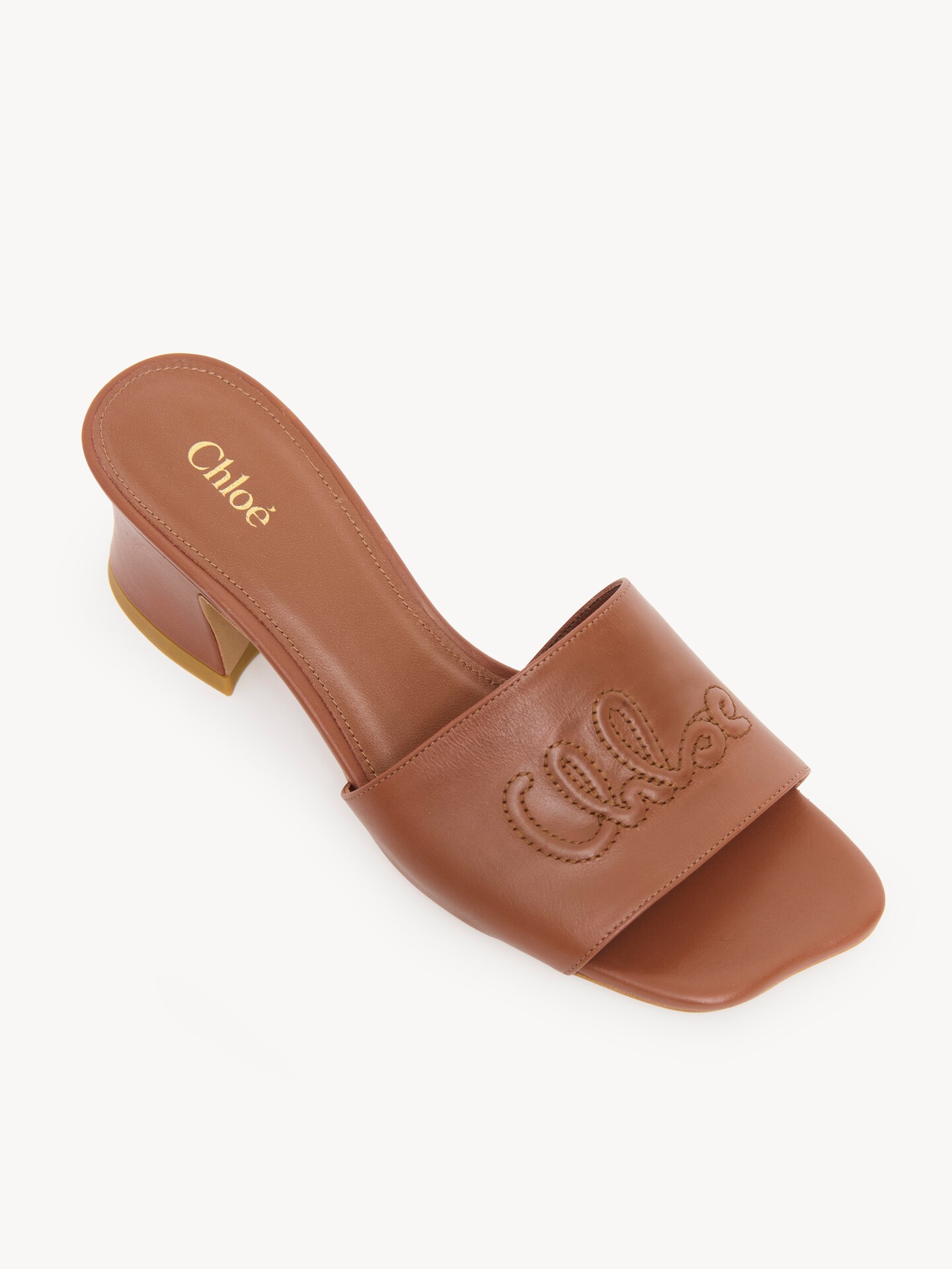 Chlo&eacute; Soleil heeled mule - 5