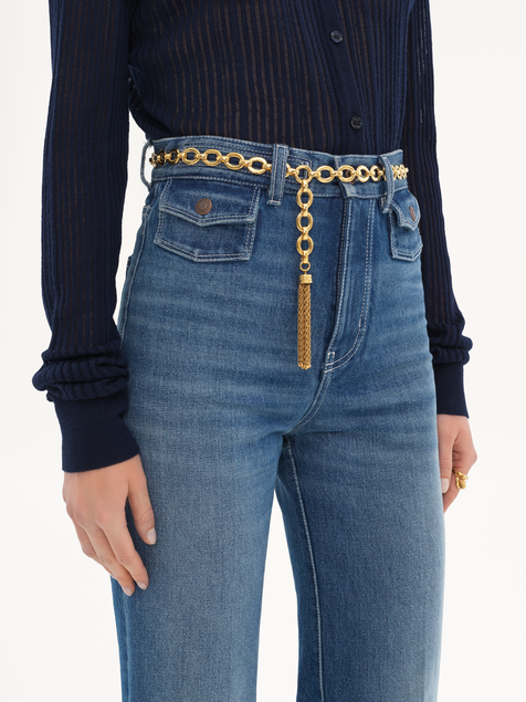 The Chloé Pompoms belt