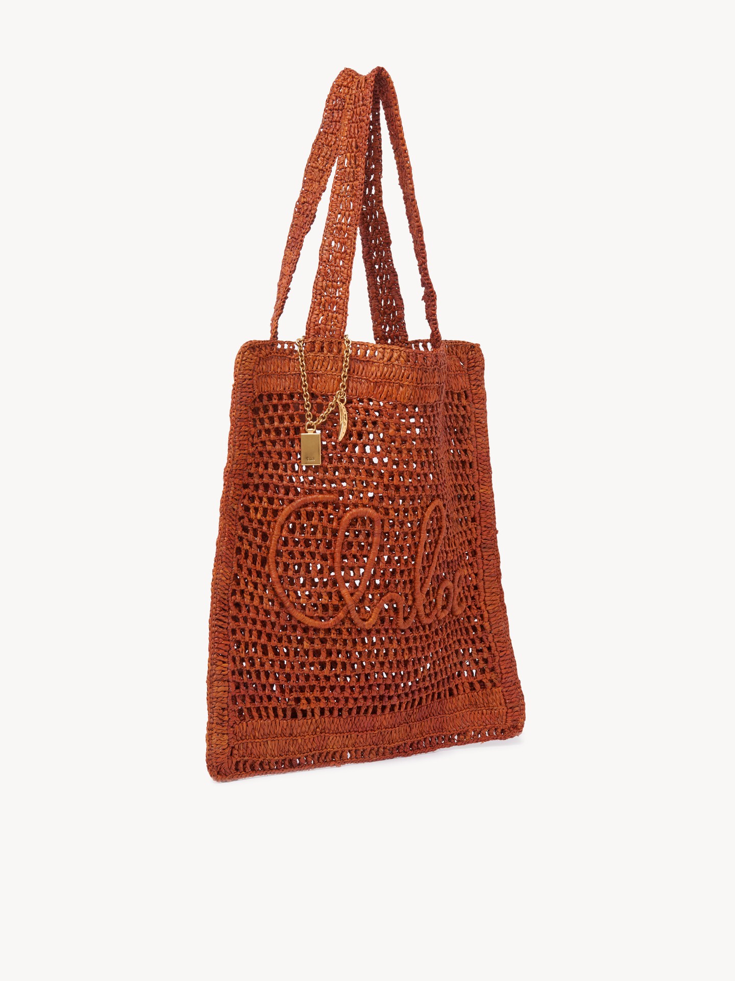 Summer Banana tote bag in raffia - 6