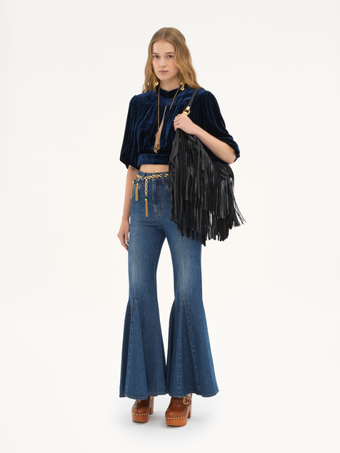 KUT3Fluid flare jeans in denim