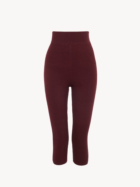 Capri leggings in a stretch knit
