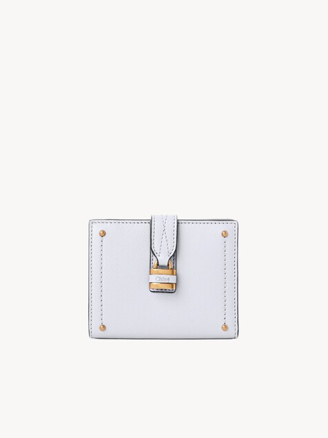 Paddington square wallet in grained leather
