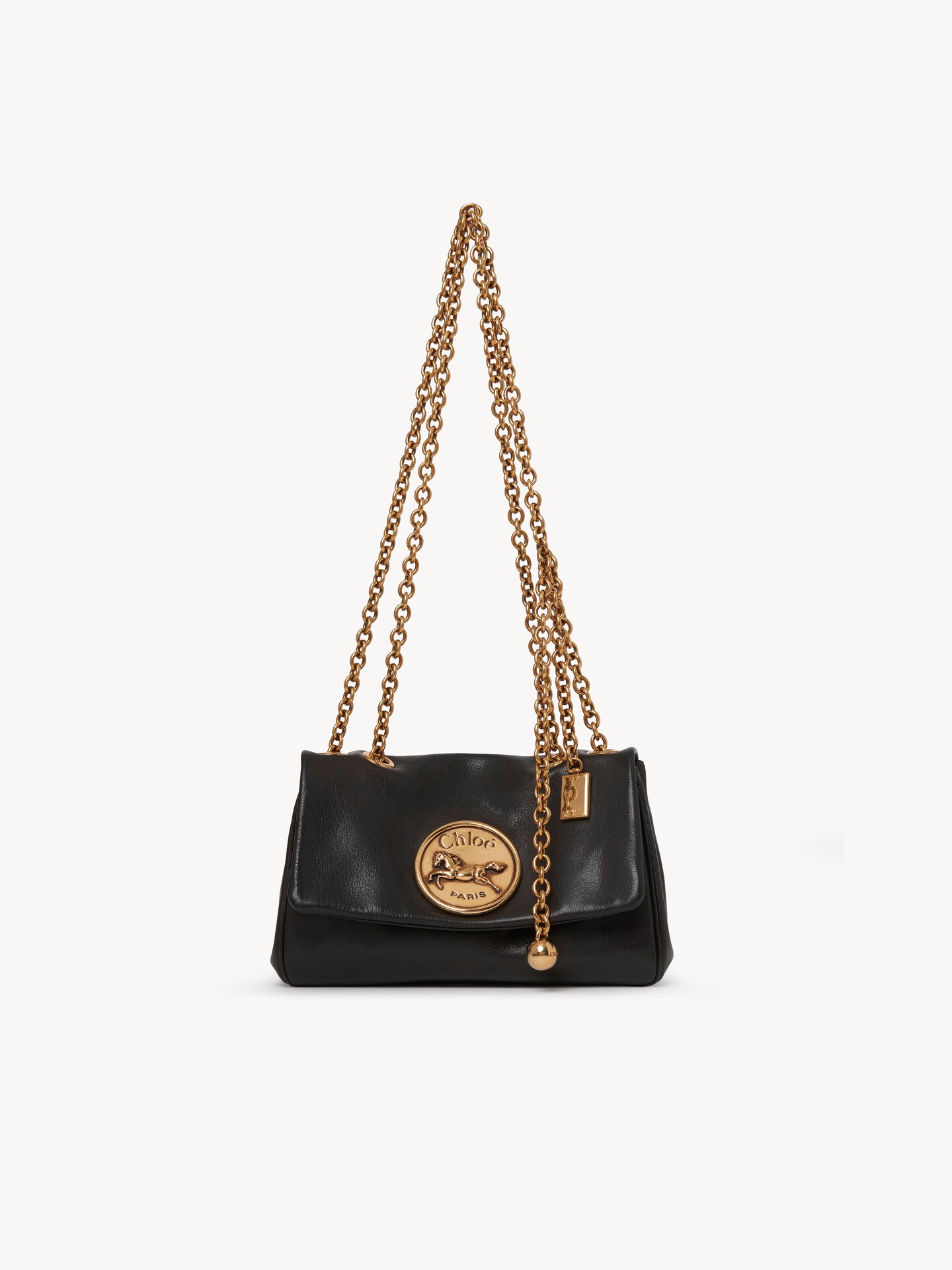 Small Chloé Heritage shoulder bag in grained leather - 1