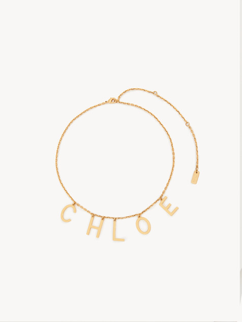 The Chlo&eacute; Letters necklace