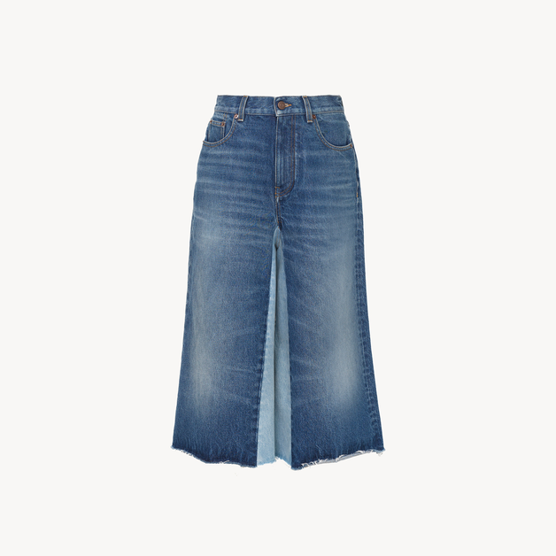 Bermuda shorts in denim patchwork - 8