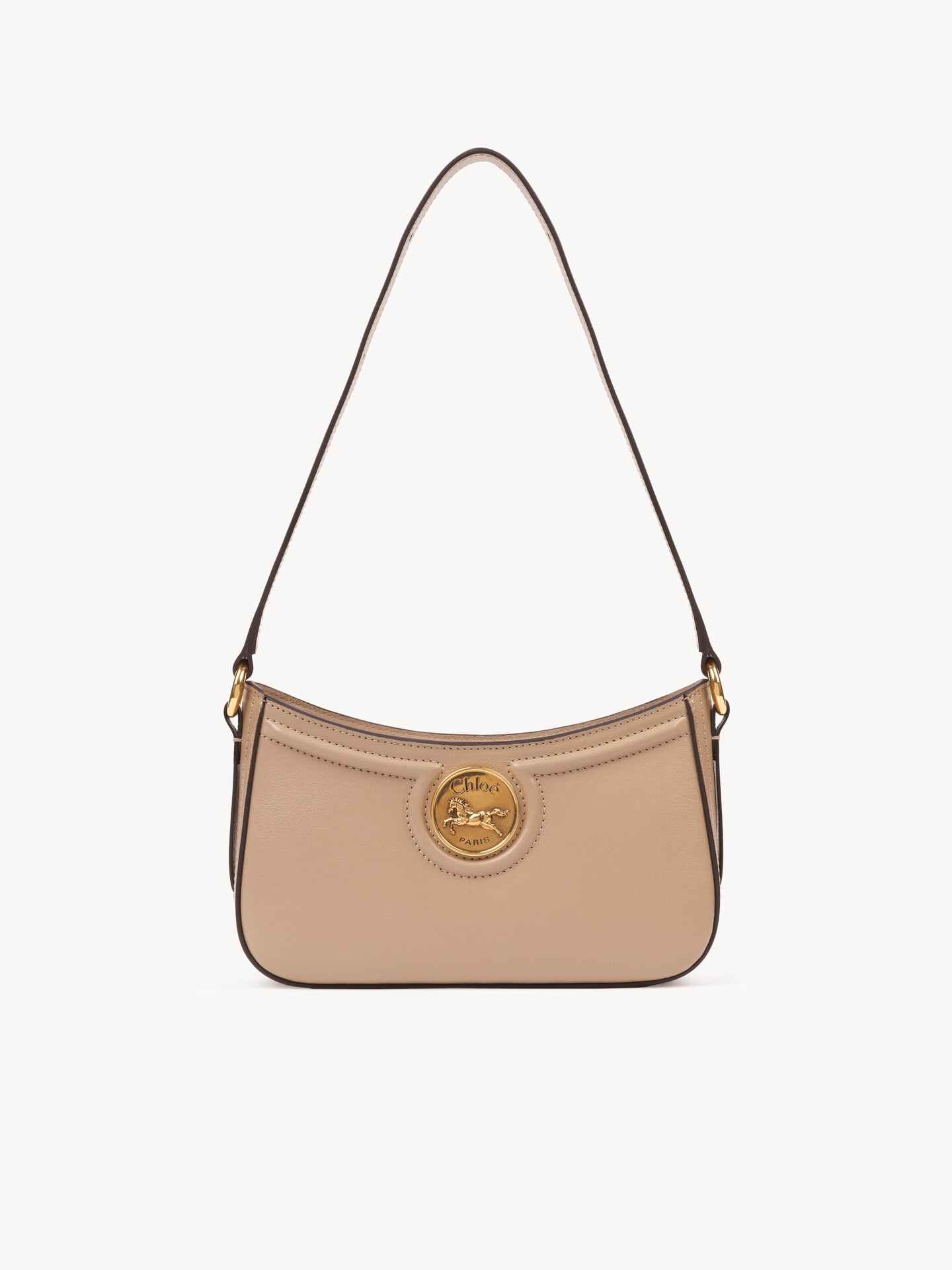 Horse Medal shoulder bag in grained leather - 1