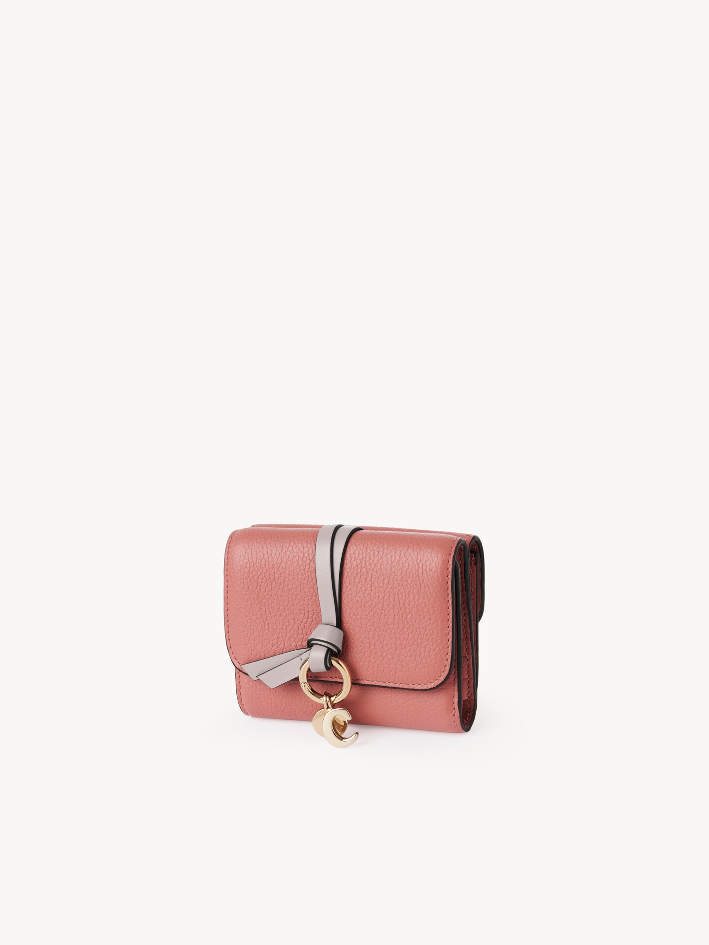 Small Alphabet tri-fold in grained leather - 8