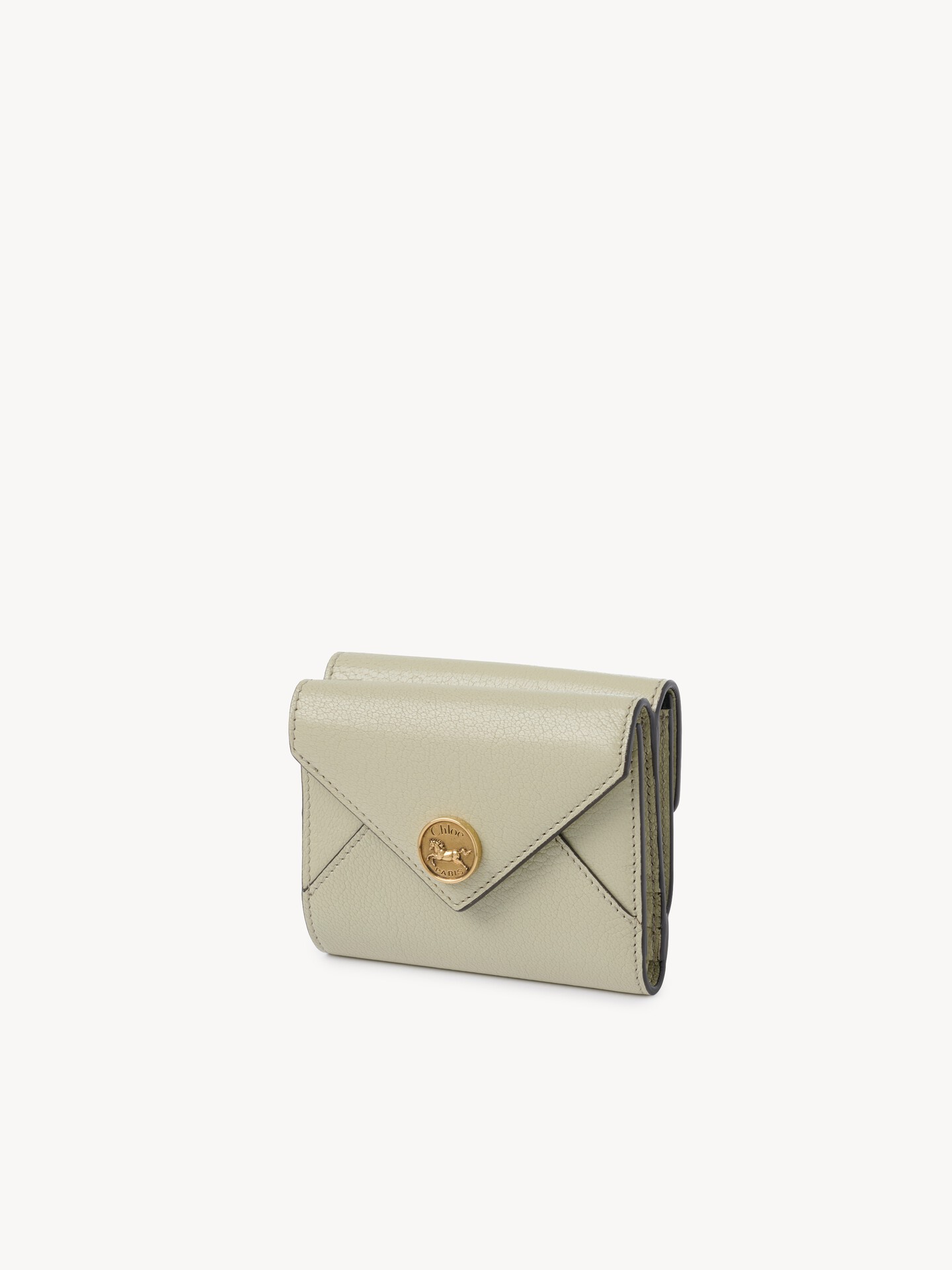 Small Envelope tri-fold in grained leather - 3