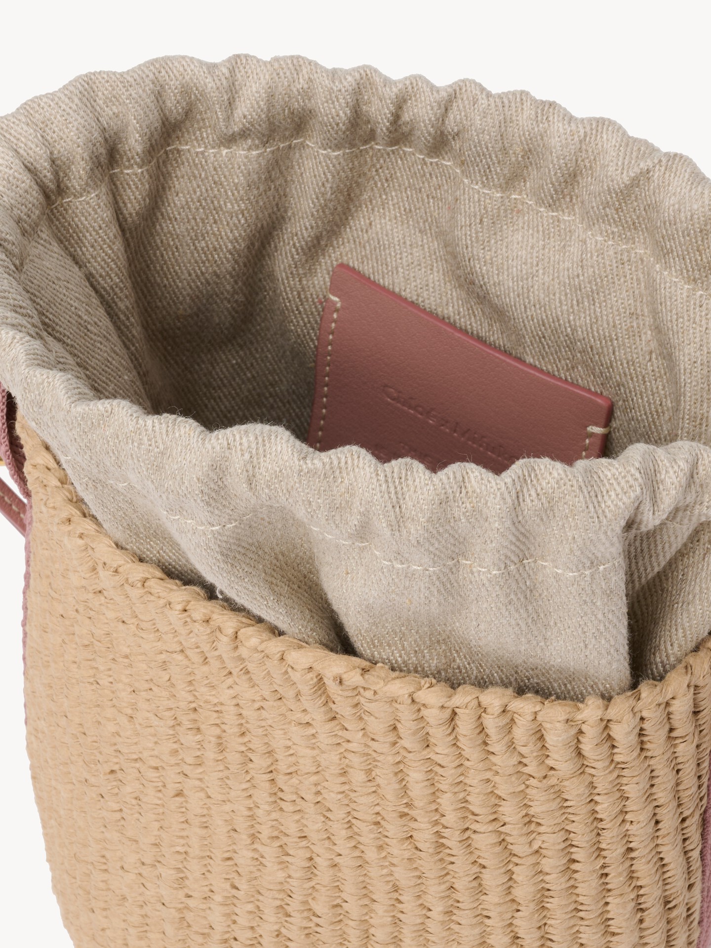 Small Woody basket in natural fibres - 6
