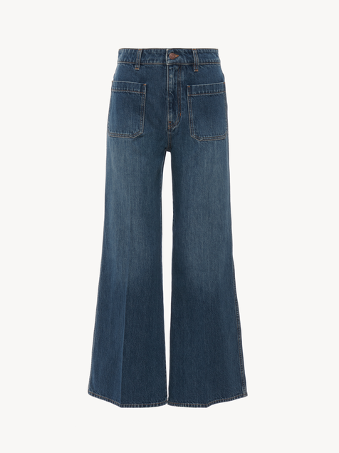 KUT3Cropped bootcut jeans in denim