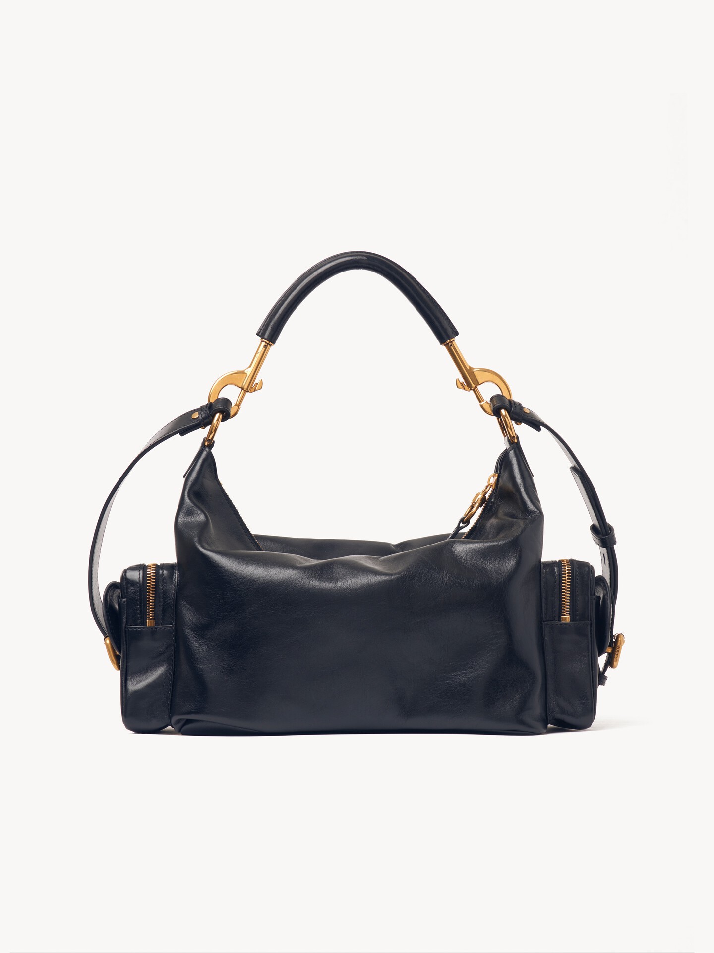Camera bag in shiny leather - 5