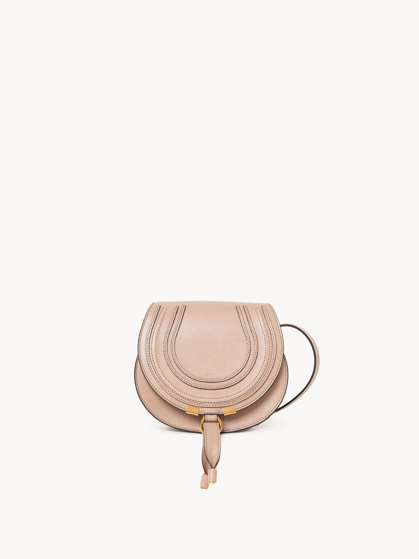 Small Marcie saddle bag in shiny leather - 2