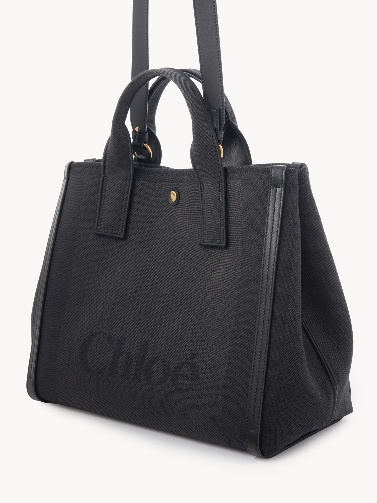 Chlo&eacute; Carry tote bag in canvas - 4