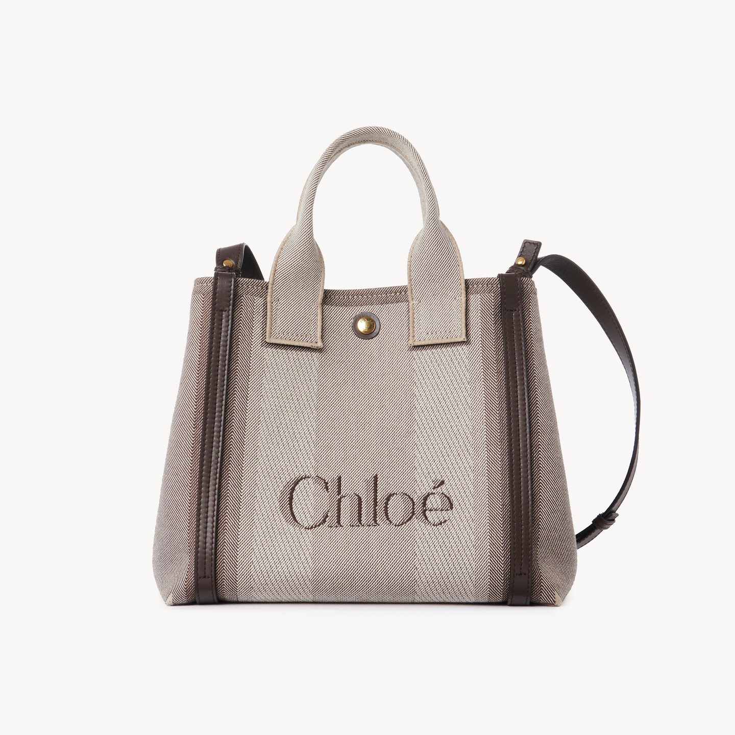Small Chloé Carry tote bag in canvas - 9