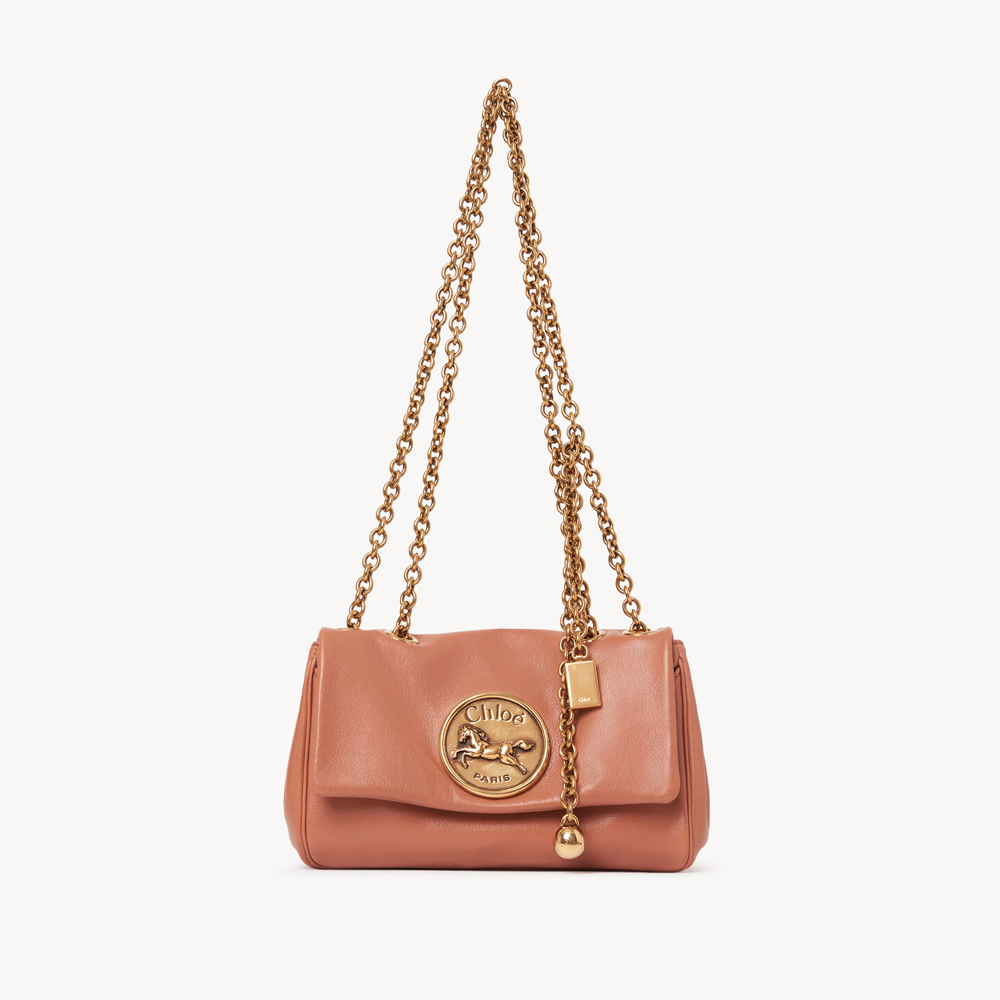 Small Chlo&eacute; Heritage shoulder bag in grained leather - 9