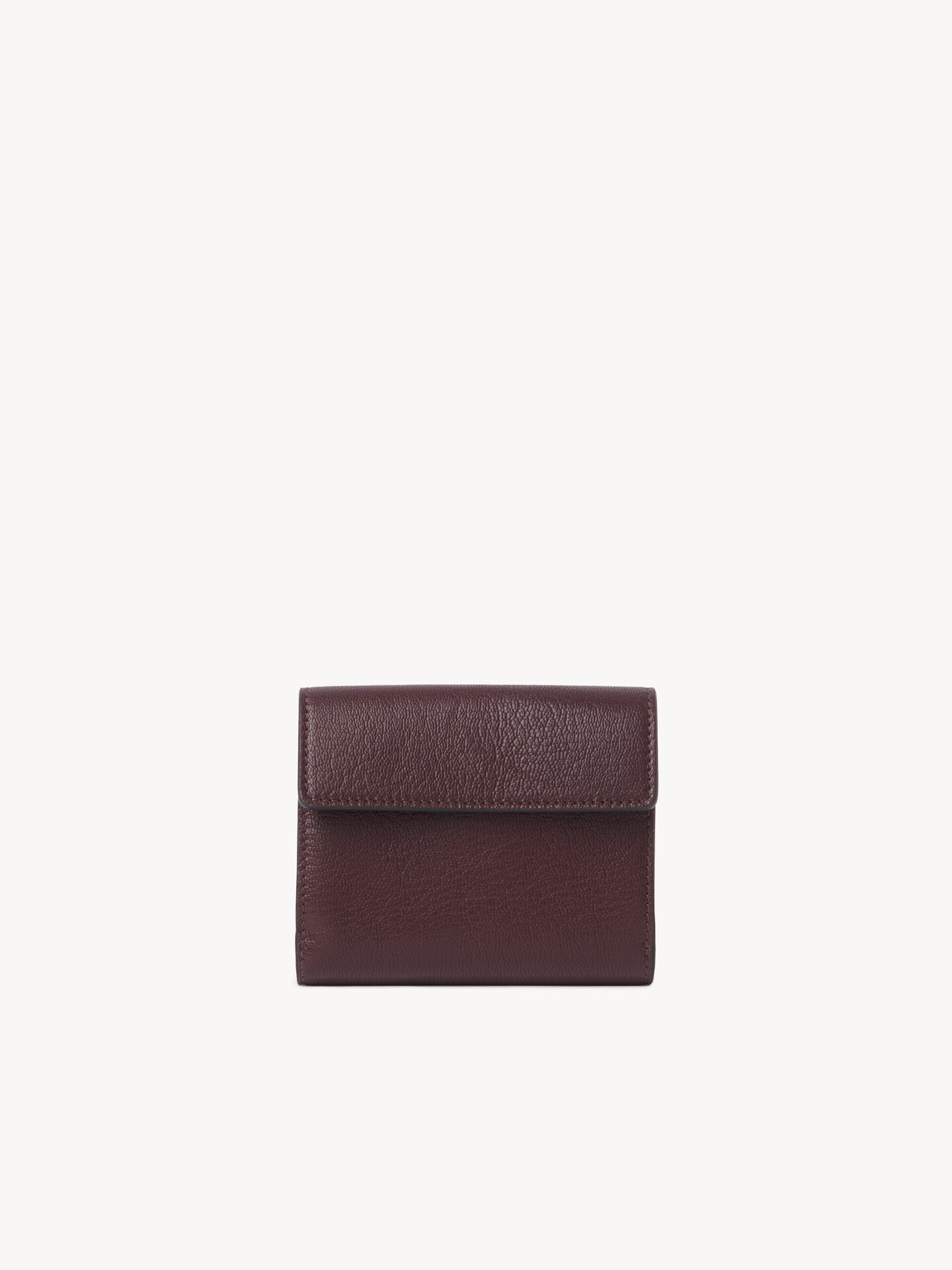 Small Envelope tri-fold wallet in grained leather - 4