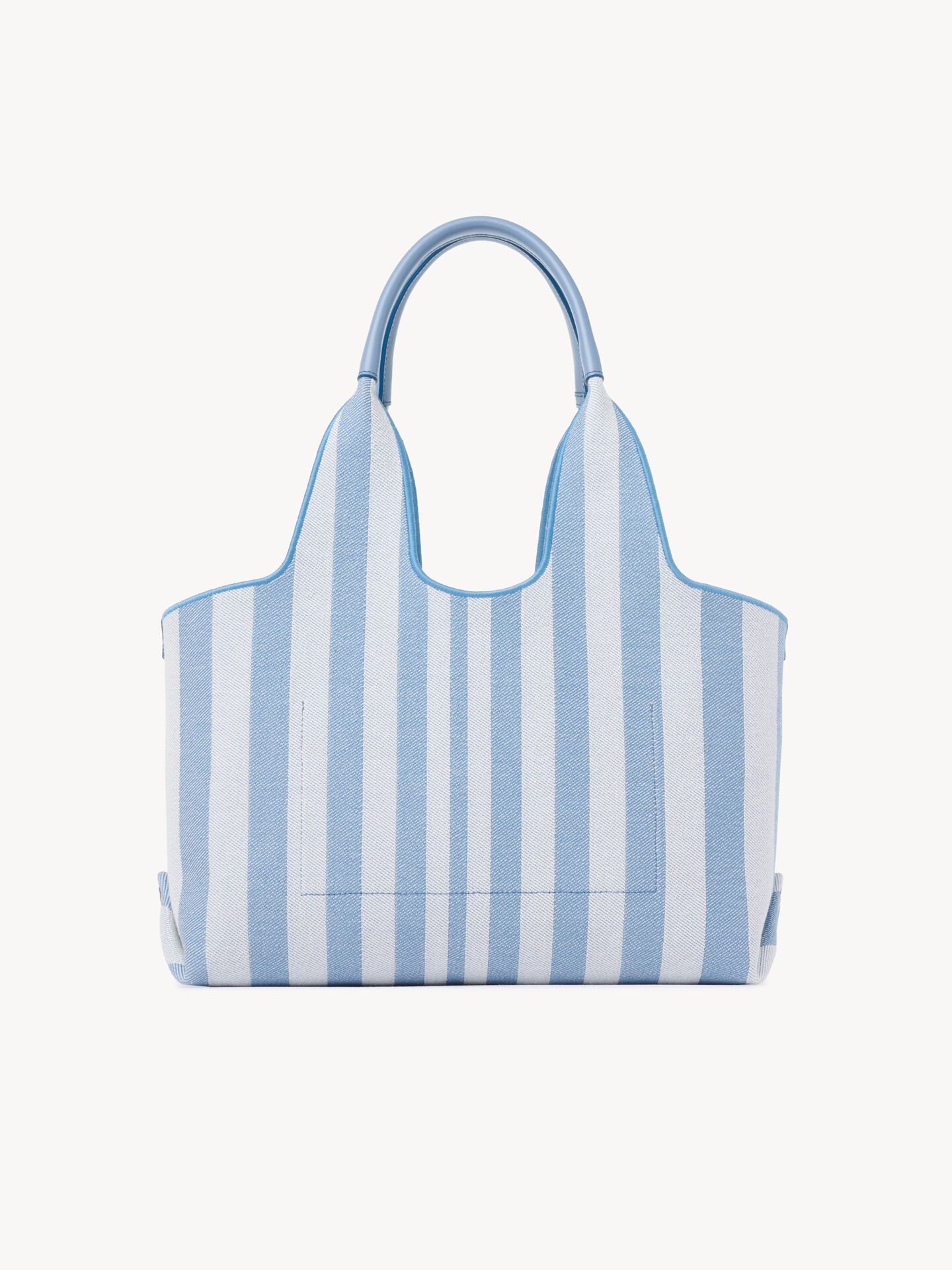Chlo&eacute; Stripy east-west tote bag in jacquard - 6