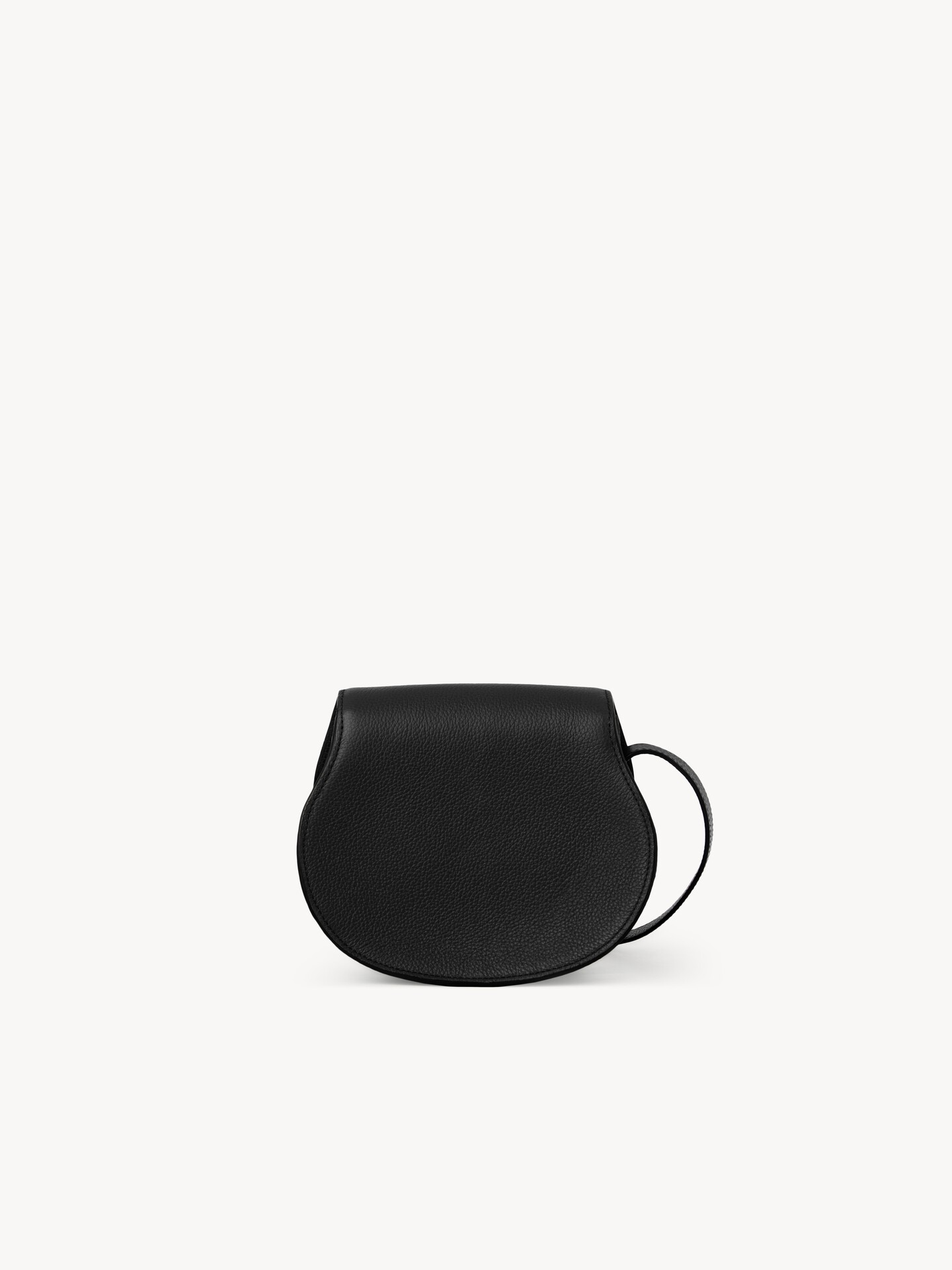 Small Marcie saddle bag in grained leather - 9