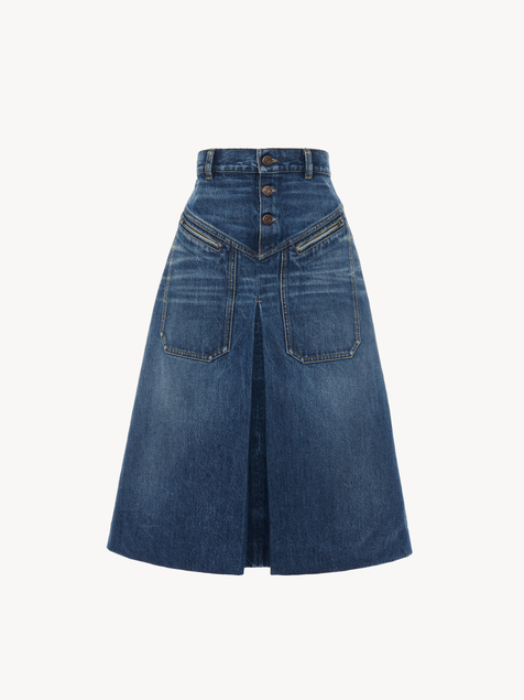 KUT3Knee-length skirt in denim