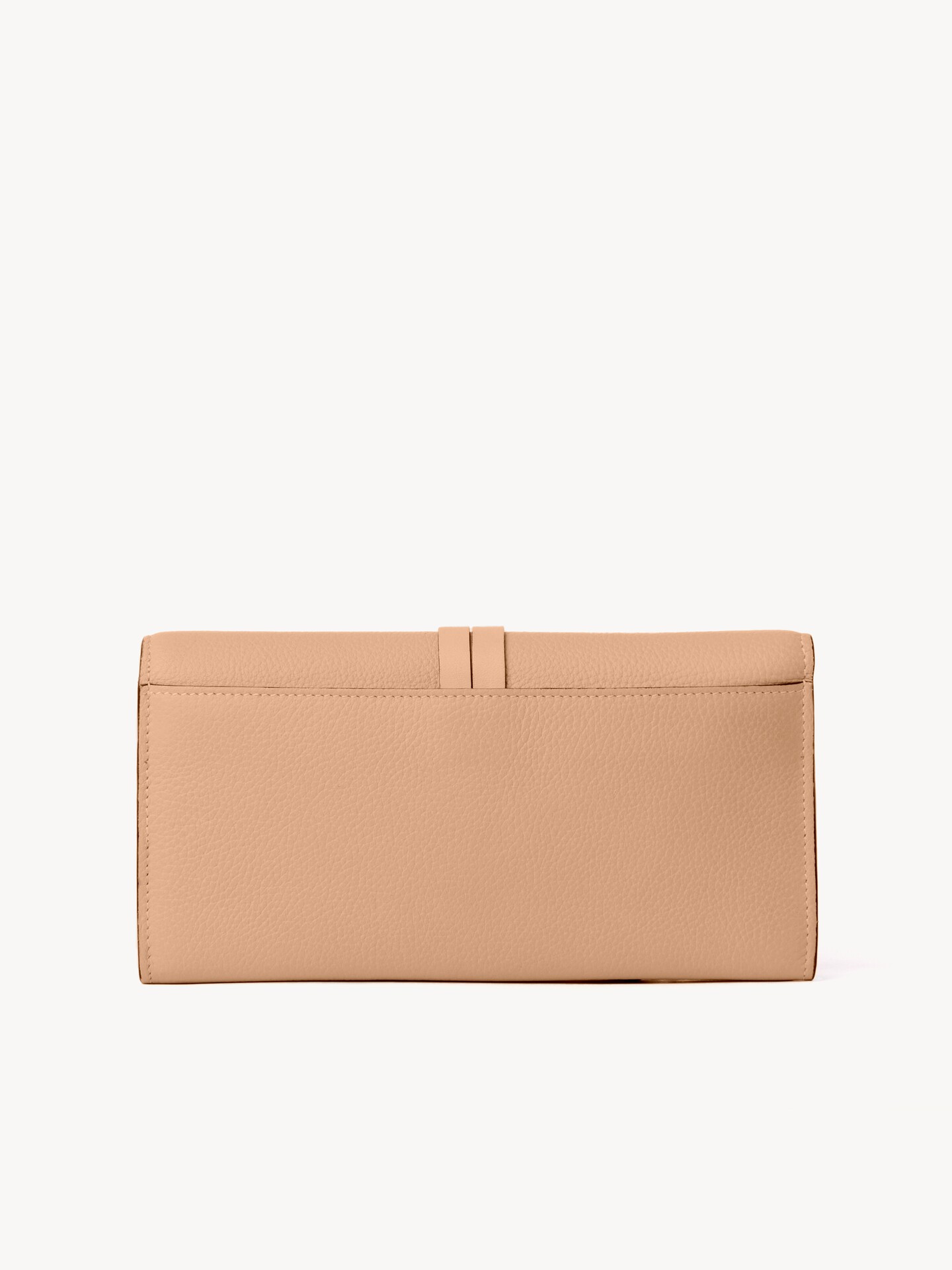 Alphabet wallet with flap in grained leather - 5