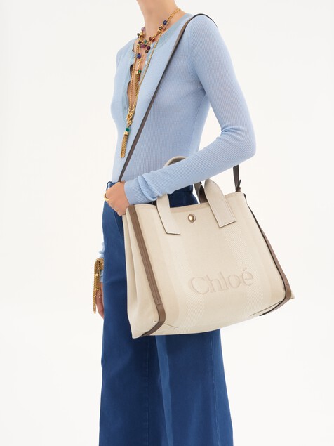 Chlo&eacute; Carry tote bag in canvas