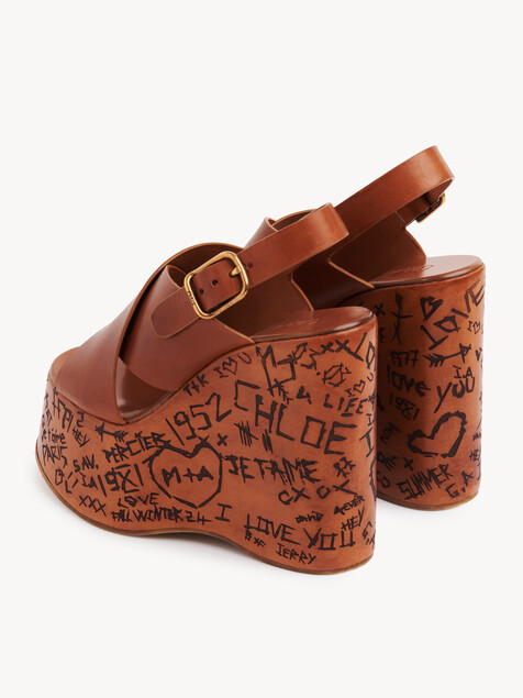 Maxime wedge sandal