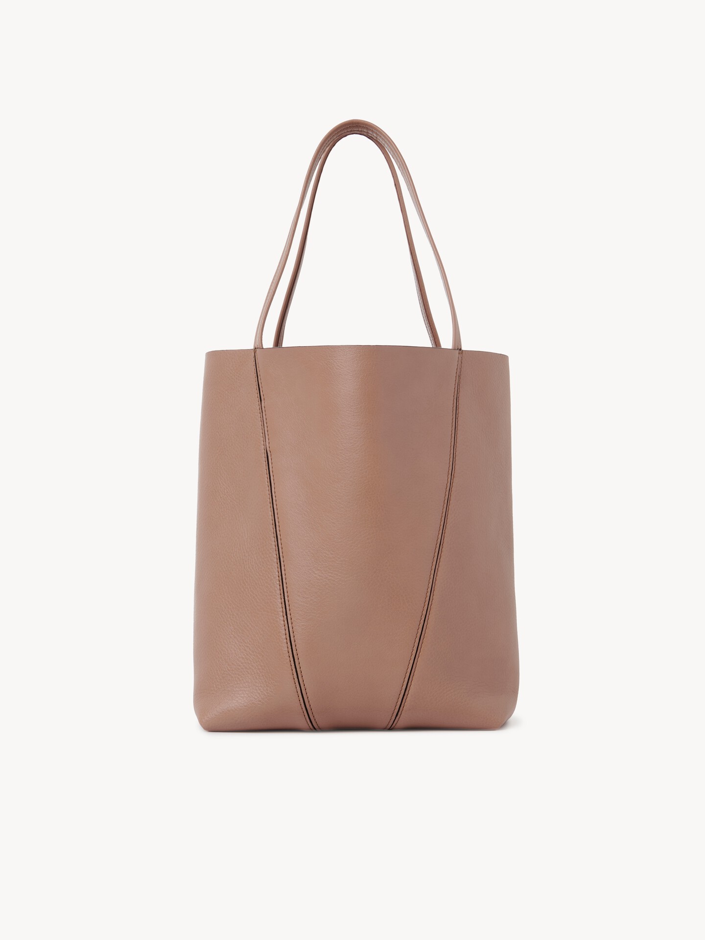 Chlo&eacute; Spin tote bag in grained leather - 7