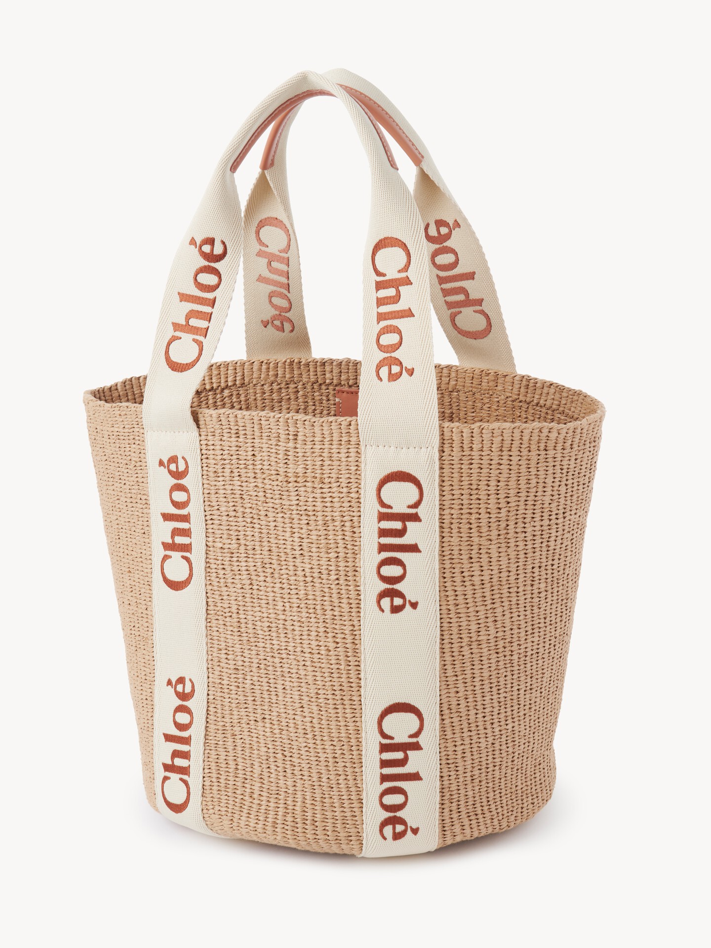 Large Woody basket in natural fibres - 4