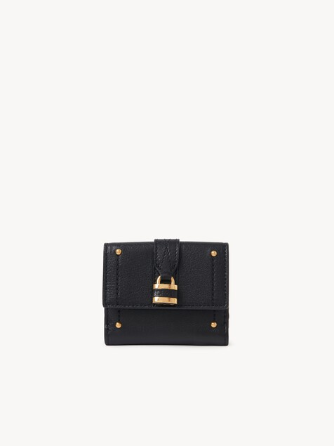 Mini Paddington tri-fold in grained leather