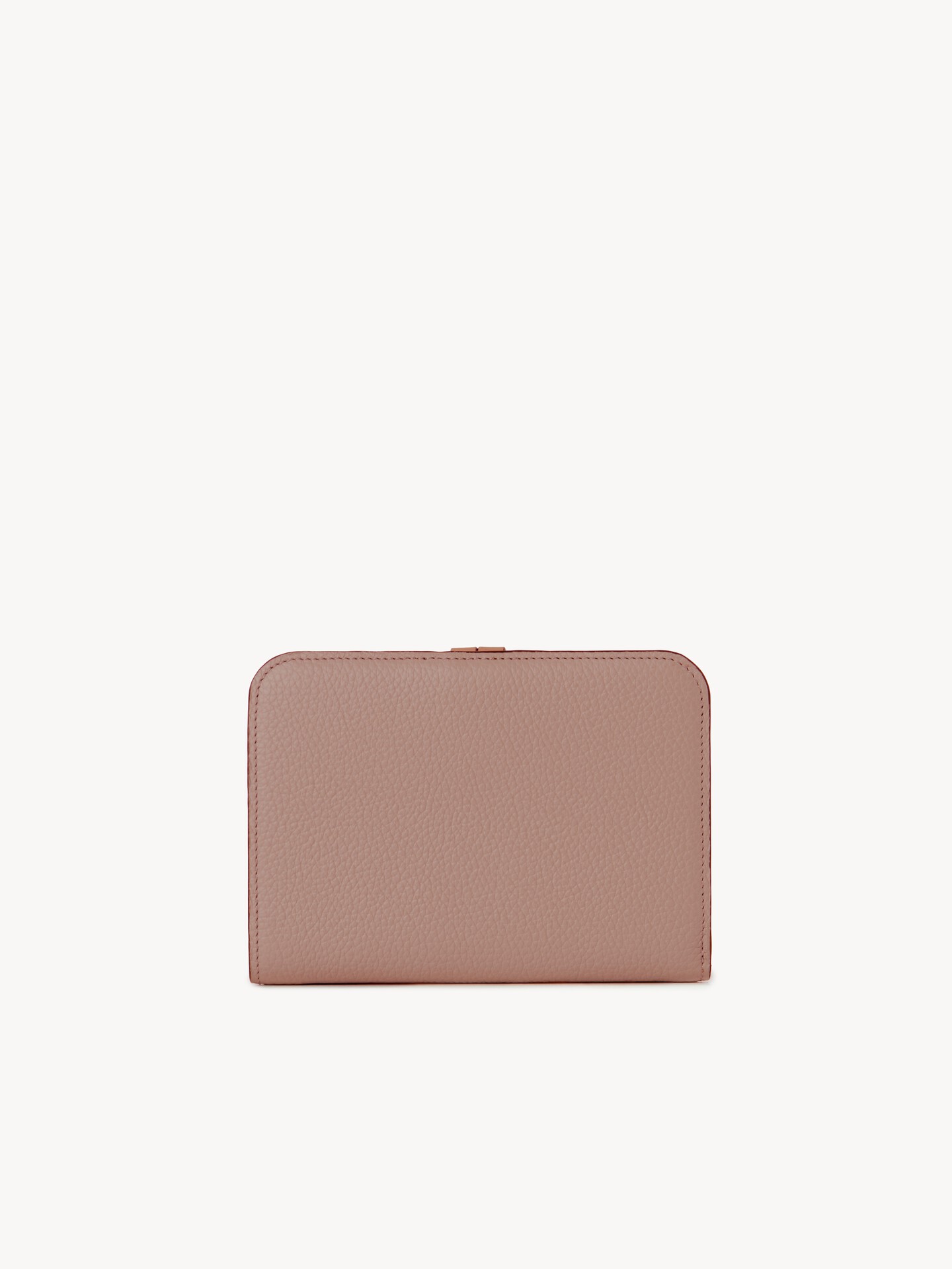 Alphabet bi-fold wallet in grained leather  - 4