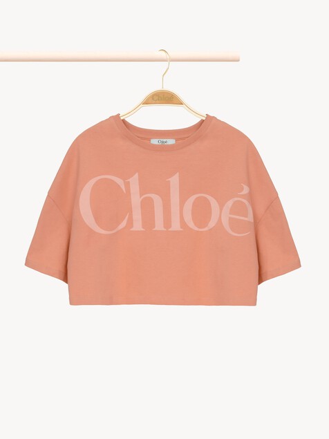 Kids' cropped logo T-shirt