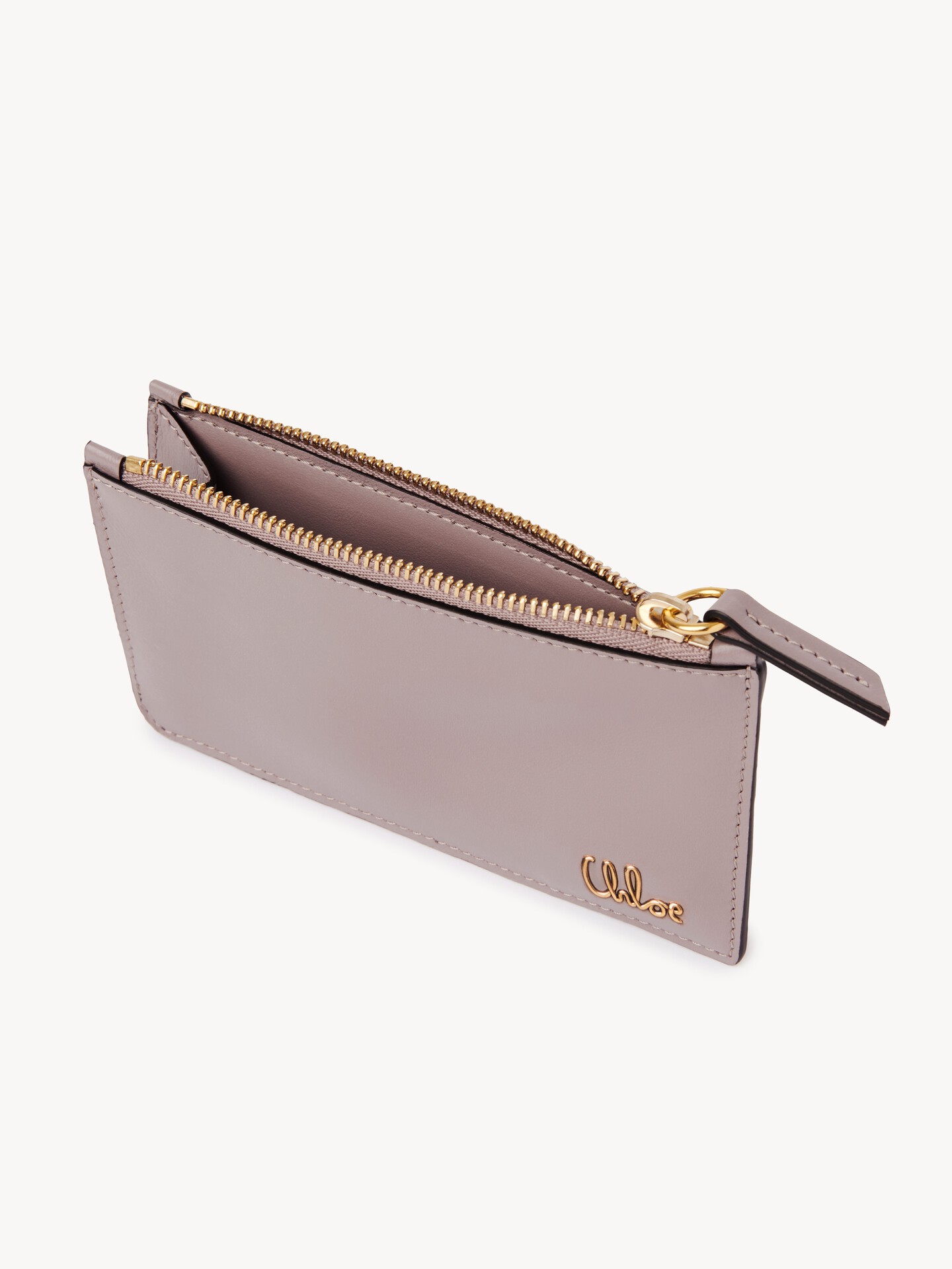 Small Chloé Iconic purse with card slots in shiny leather - 5