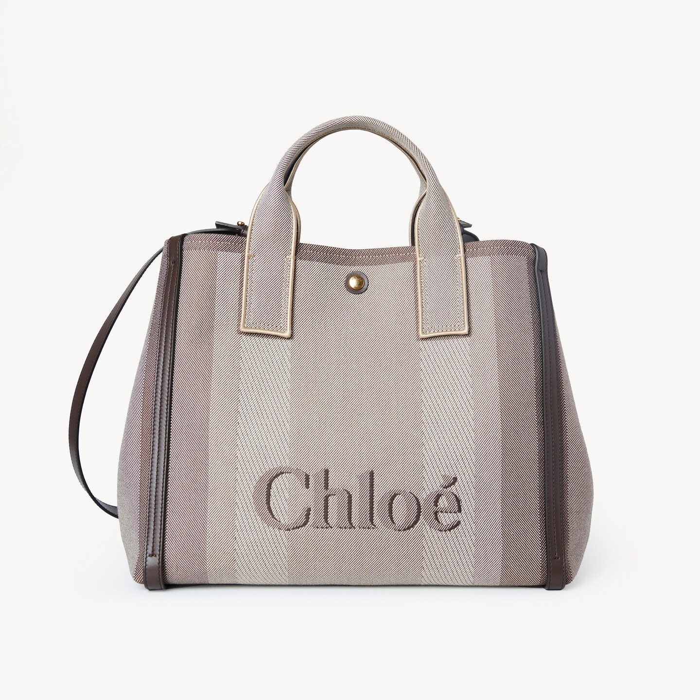 Chlo&eacute; Carry tote bag in canvas - 7