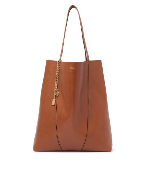 Large Chloé Spin tote bag in grained leather