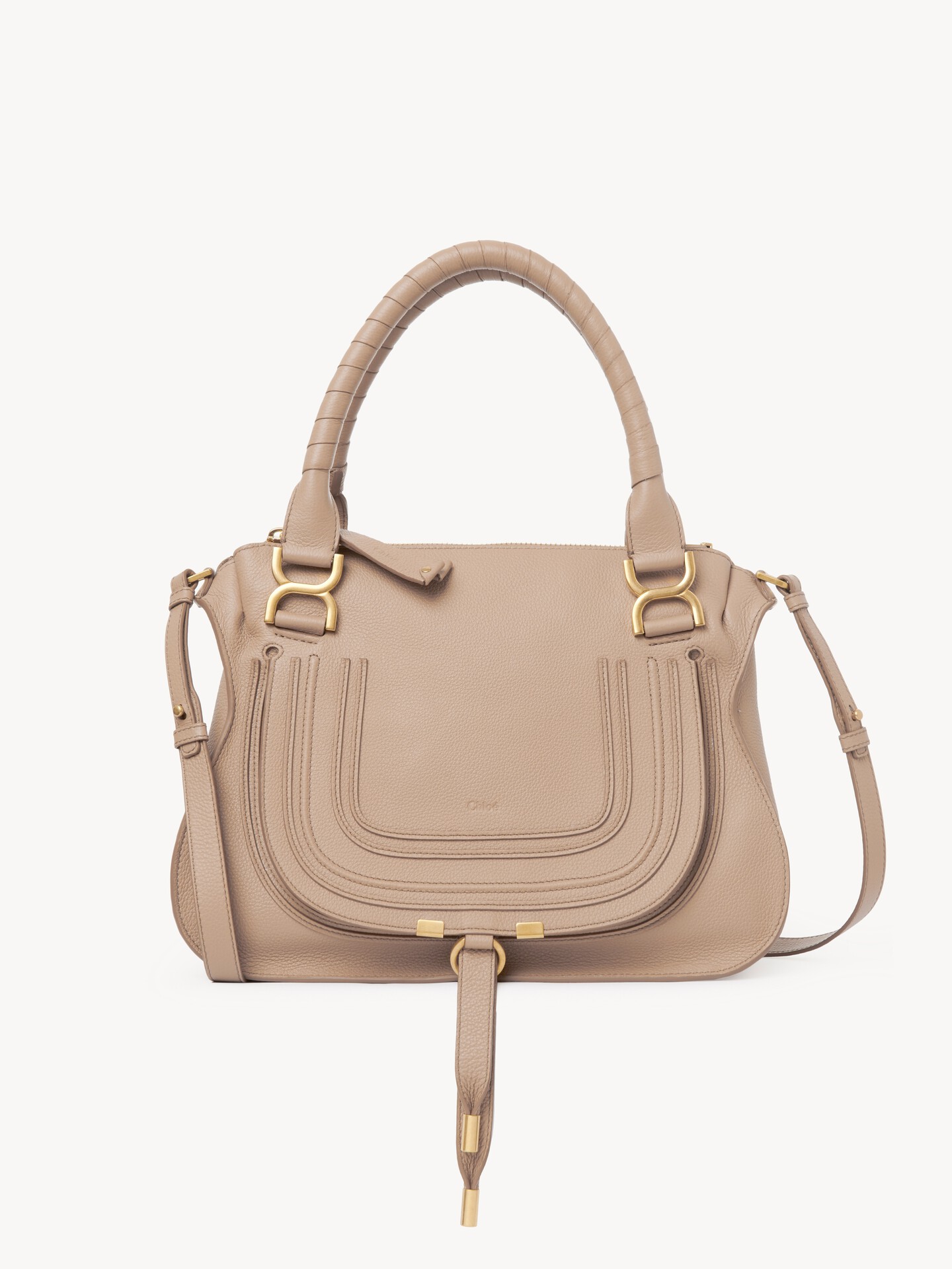 Small Marcie bag in grained leather - 2