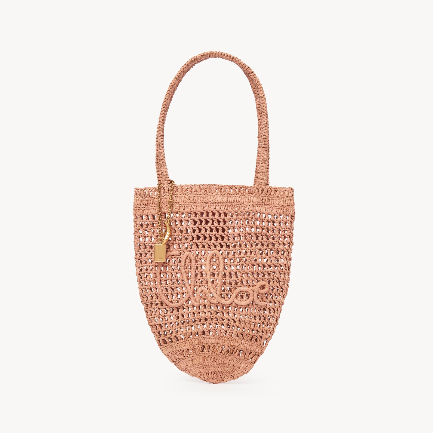 Small Summer Banana tote bag in raffia - 9