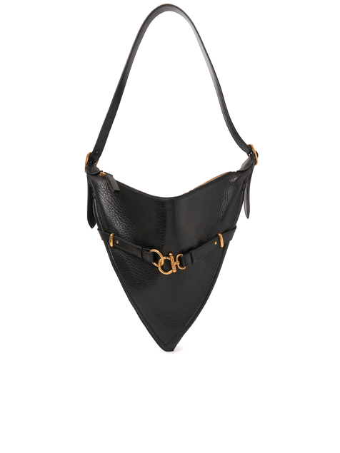 Cape bag in grained leather
