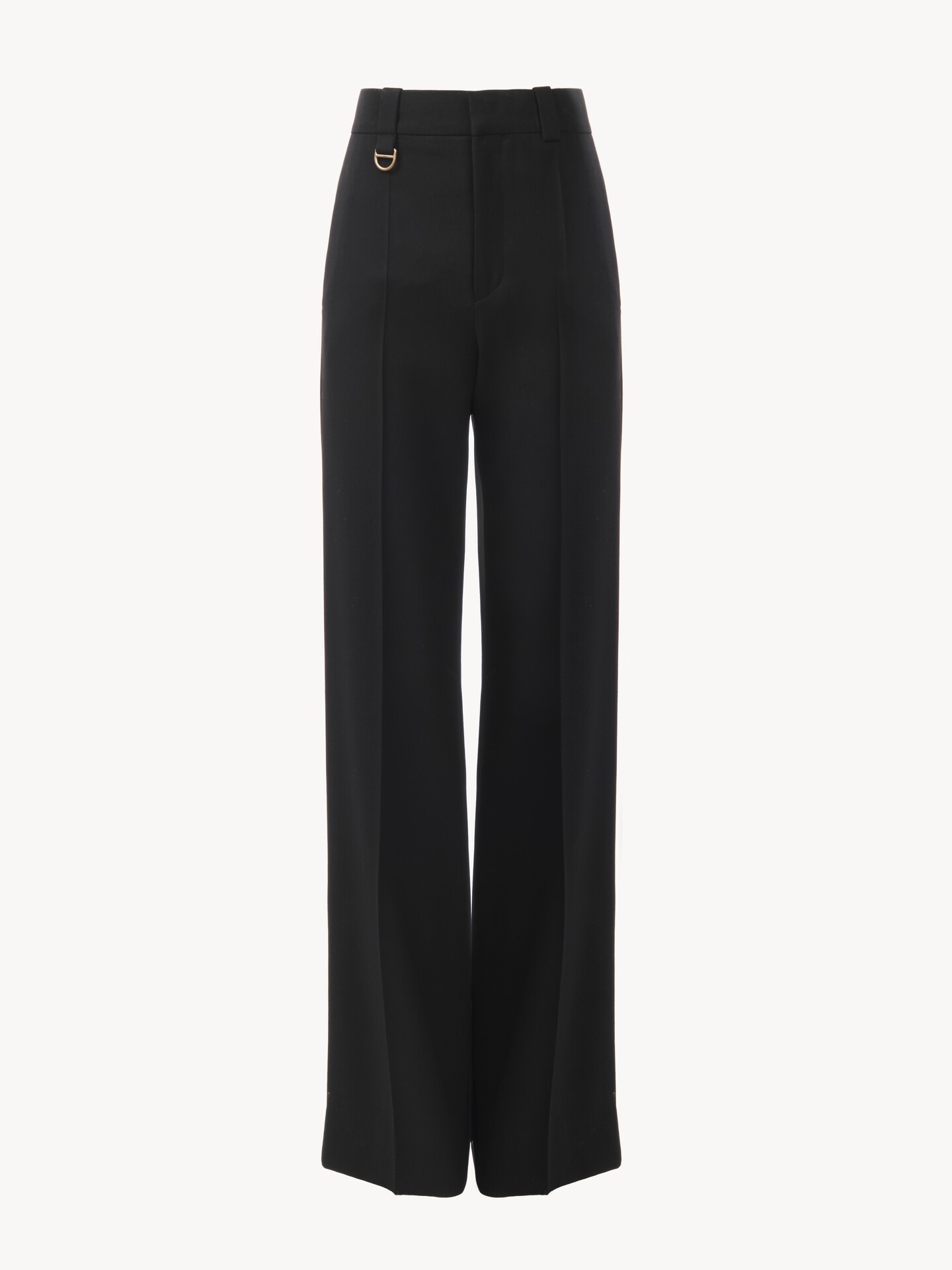 Boyish tailored pants in wool grain de poudre - 1