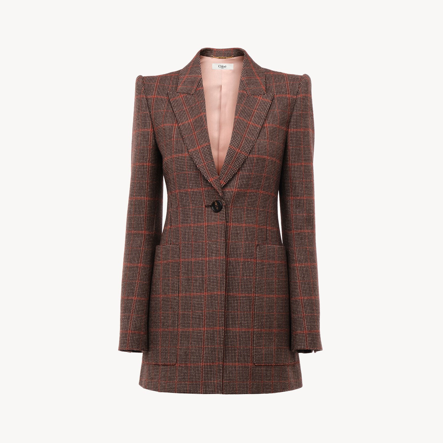 Tailored jacket in check wool - 9