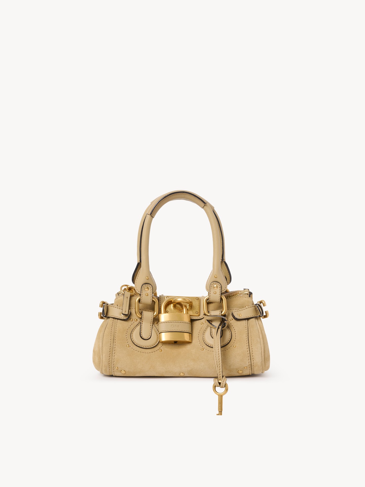 Small Paddington bag in suede leather - 2