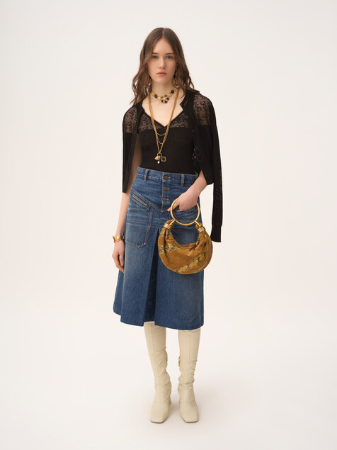 Twin set in cotton knit