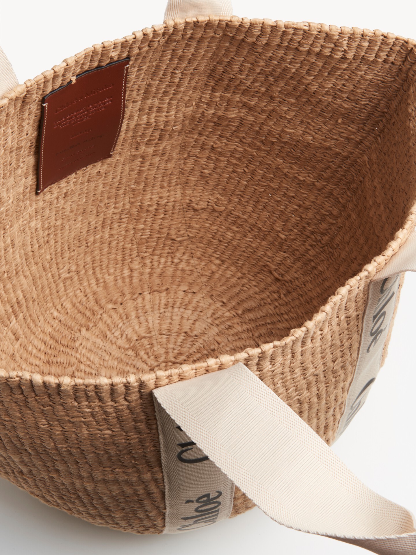 Large Woody basket in natural fibers - 8