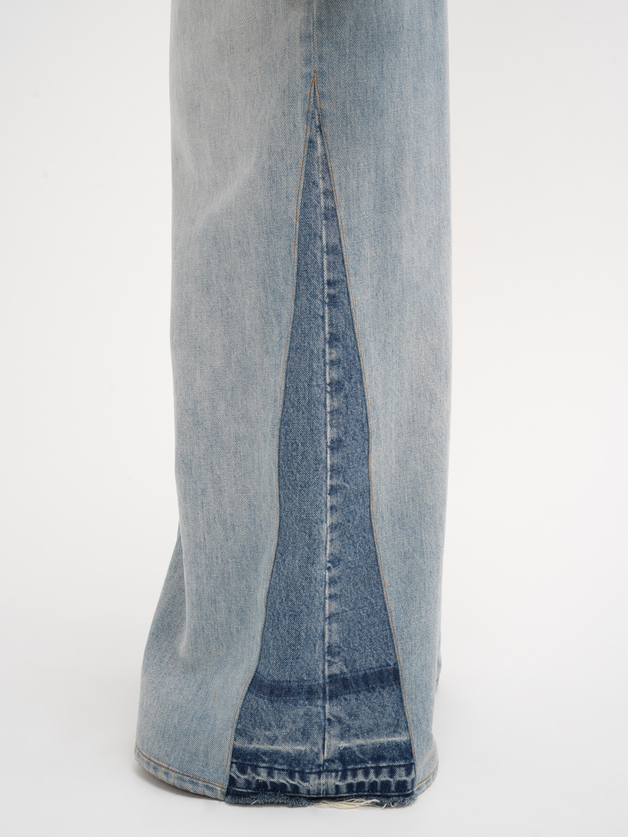 Wide-leg jeans in denim - 5