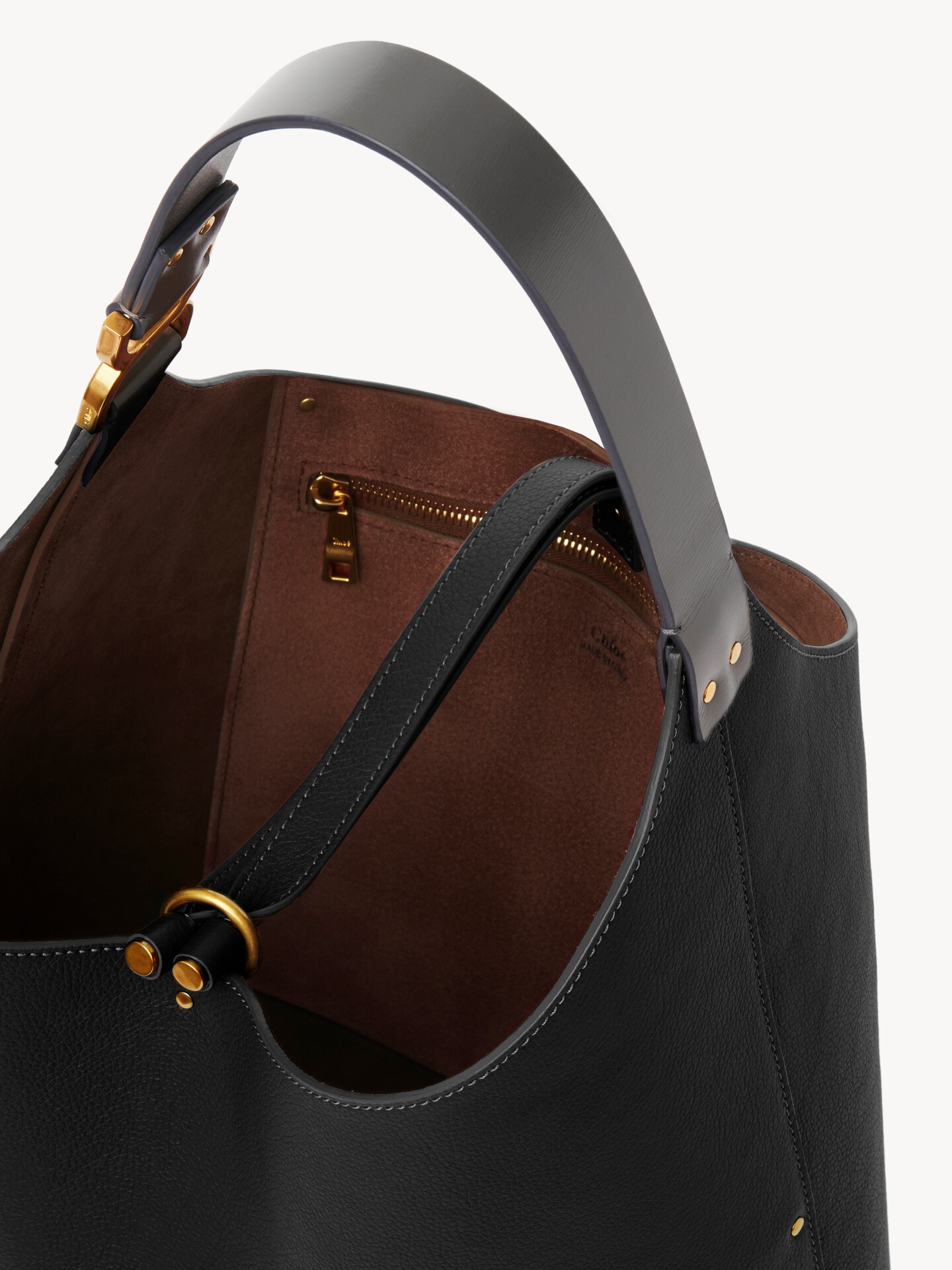 Marcie hobo bag in grained leather - 5